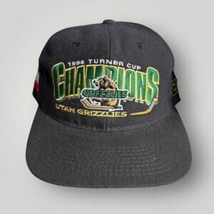 Vintage CCM 1996 Turner Cup Utah Grizzlies Snapback
